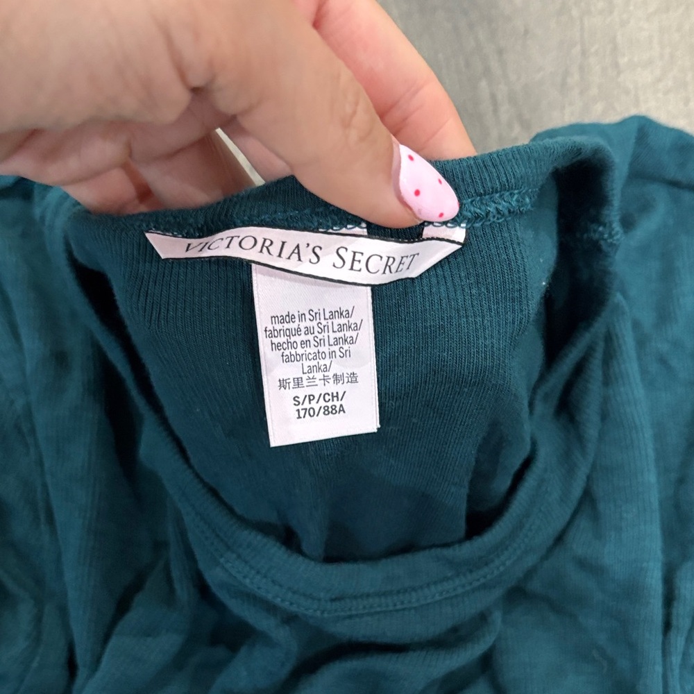 Victoria's Secret Teal Pajama Set - Picture 3 of 3